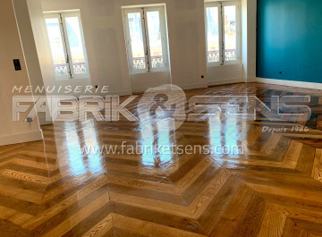 Parquet sur-mesure en Chêne et Érable à Lyon (69)