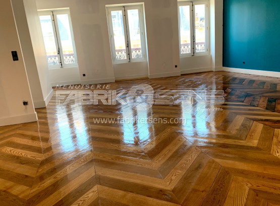 Parquet sur-mesure en Chêne et Érable à Lyon (69)